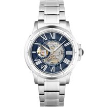 Thomas Earnshaw ES-8243-33 Comet Open Heart Skeleton Mens Watch 42mm