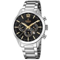 Festina F20343/4 Timeless Chronograph Mens Watch 43mm 10ATM