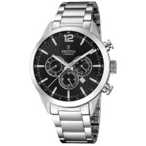 Festina F20343/8 Timeless Chronograph Mens Watch 43mm 10ATM