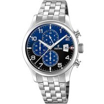 Festina F20374/8 Timeless Chronograph Mens Watch 43mm 10ATM