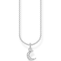 Thomas Sabo KE2050-051-14 Moon Pave Ladies Necklace, adjustable