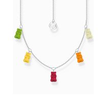 Thomas Sabo KE2205-017-7-L45V Silver chain w. 5 colourful Goldbears 