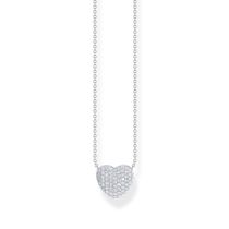 Thomas Sabo KE2277-051-14-L45V Silver Heart Necklace with Zirconia 40-45 cm Ladies