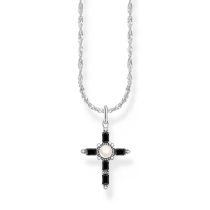 Thomas Sabo KE2296-167-11-L45V Silver Necklace With Cross Pendant Cross Romance Ladies