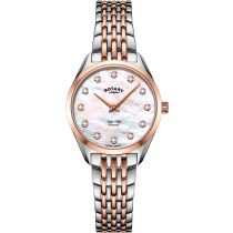 Rotary LB08012/41/D Ultra Slim Ladies Watch 27mm 5ATM