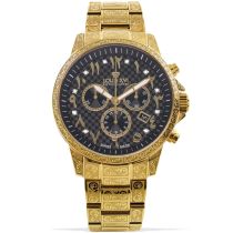 Louis XVI LXVI1094 Palais Royale Arabic Chronograph Mens Watch 43mm 10ATM