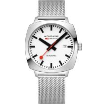 Mondaine MSL.3961B.SM Herrenuhr Cushion Automatik 39mm 10ATM