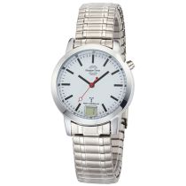 Master Time MTLA-10591-11M Funk Basic Bahnhofsuhr Damen 34mm