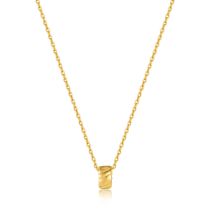 ANIA HAIE N038-03G Smooth Twist Ladies Necklace, adjustable