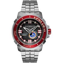 Nubeo NB-6093-22 Mens Watch Apollo 55th Automatic Limited Edition 48mm 20ATM 