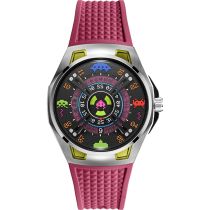 Nubeo NB-6099-SI-02 Mens Watch Space Invaders Limited Edition Automatic 44mm 5ATM 