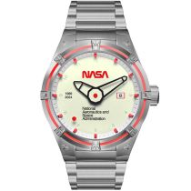 Nubeo NB-6107-NAS-11 Mens Watch Galileo NASA Limited Edition Automatic 49mm 20ATM