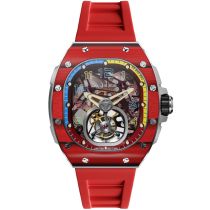 Nubeo NB-6108-03 Mens Watch Viper Tourbillon Limited 43mm 5ATM