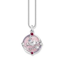 Thomas Sabo PE959-340-9 Silver pendant w. pink enamel 