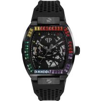 Philipp Plein PWBAA0621 The $keleton Automatic Mens Watch 44mm 5ATM