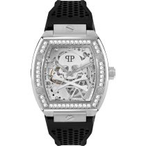 Philipp Plein PWBAA1323 Mens Watch The Skeleton Automatic 44mm 5ATM