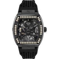 Philipp Plein PWBAA1923 Mens Watch The Skeleton Automatic 44mm 5ATM