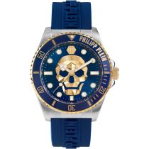 Philipp Plein PWOAA0222 The $kull Diver Mens Watch 44mm 10ATM