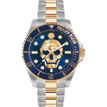 Philipp Plein PWOAA0722 The $kull Diver Mens Watch 44mm 10ATM