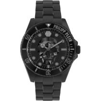 Philipp Plein PWOAA0922 The $kull Diver Mens Watch 44mm 10ATM