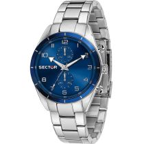 Sector R3253516004 series 770 dual time Mens Watch 44mm 5ATM