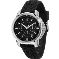 Maserati R8871621014 Successo Chronograph Mens Watch 44mm 5ATM