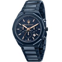 Maserati R8873642008 Stile Chronograph Mens Watch 45mm 10ATM