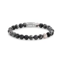 Rebel & Rose Bracelet Black Wolf RR-80032-S-L mens