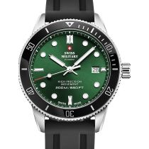 Swiss Military SM34088.09 Diver Quartz Mens Watch 42mm 20ATM