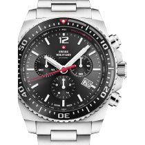 Swiss Military SM34093.01 Sport Chronograph Mens Watch 45mm 10ATM