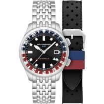 Spinnaker SP-5121-55 Mens Watch Bradner GMT Automatic 42mm 18ATM