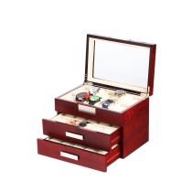 Rothenschild watch box RS-2350-30C for 30 watches cherry