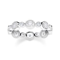 Thomas Sabo Ladies Ring TR2256-051-14-54 circles size 54