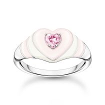 Thomas Sabo Ladies Ring TR2435-041-9-54 heart size 54