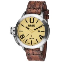 U-Boat 8106 Classico U-47 Automatic beige mens watch 47mm 100M