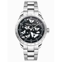 Thomas Sabo WA0432-201-203-34 Damenuhr Schmetterlinge Silberfarben 34mm 10ATM