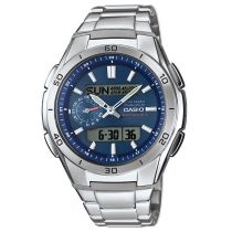 CASIO WVA-M650D-2AER Radio Controlled Solar Mens Watch 44mm 10 ATM