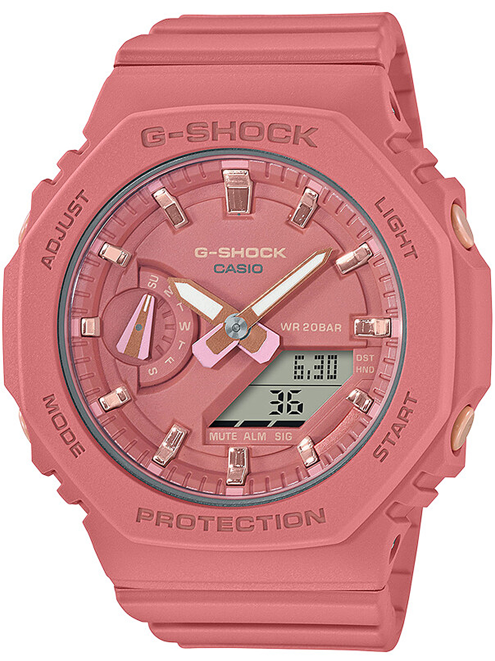 Black and discount pink g shock