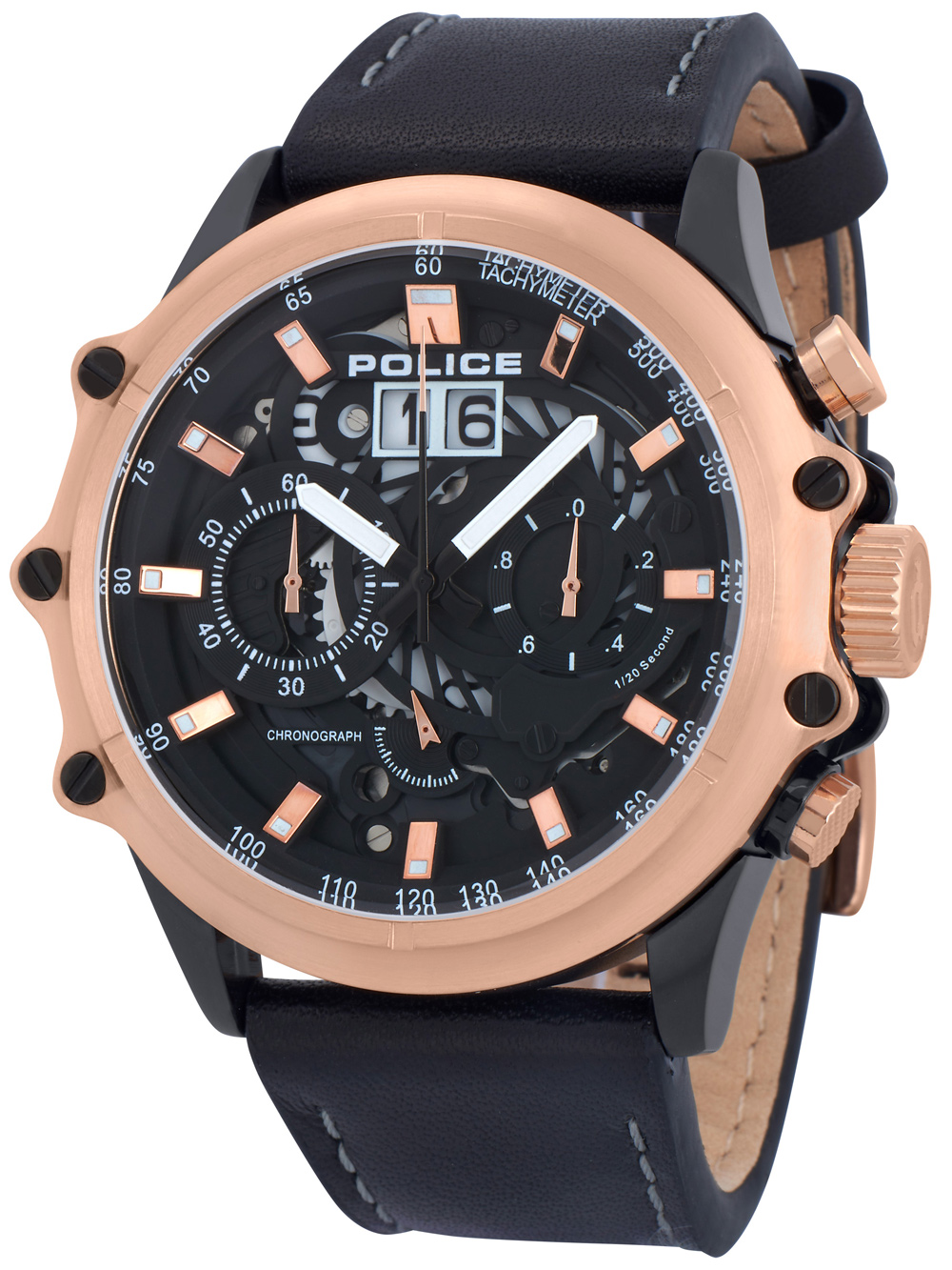 Police PL16018JSBR.02 Luang Chronograph 49mm Mens watch cheap shopping Timeshop24