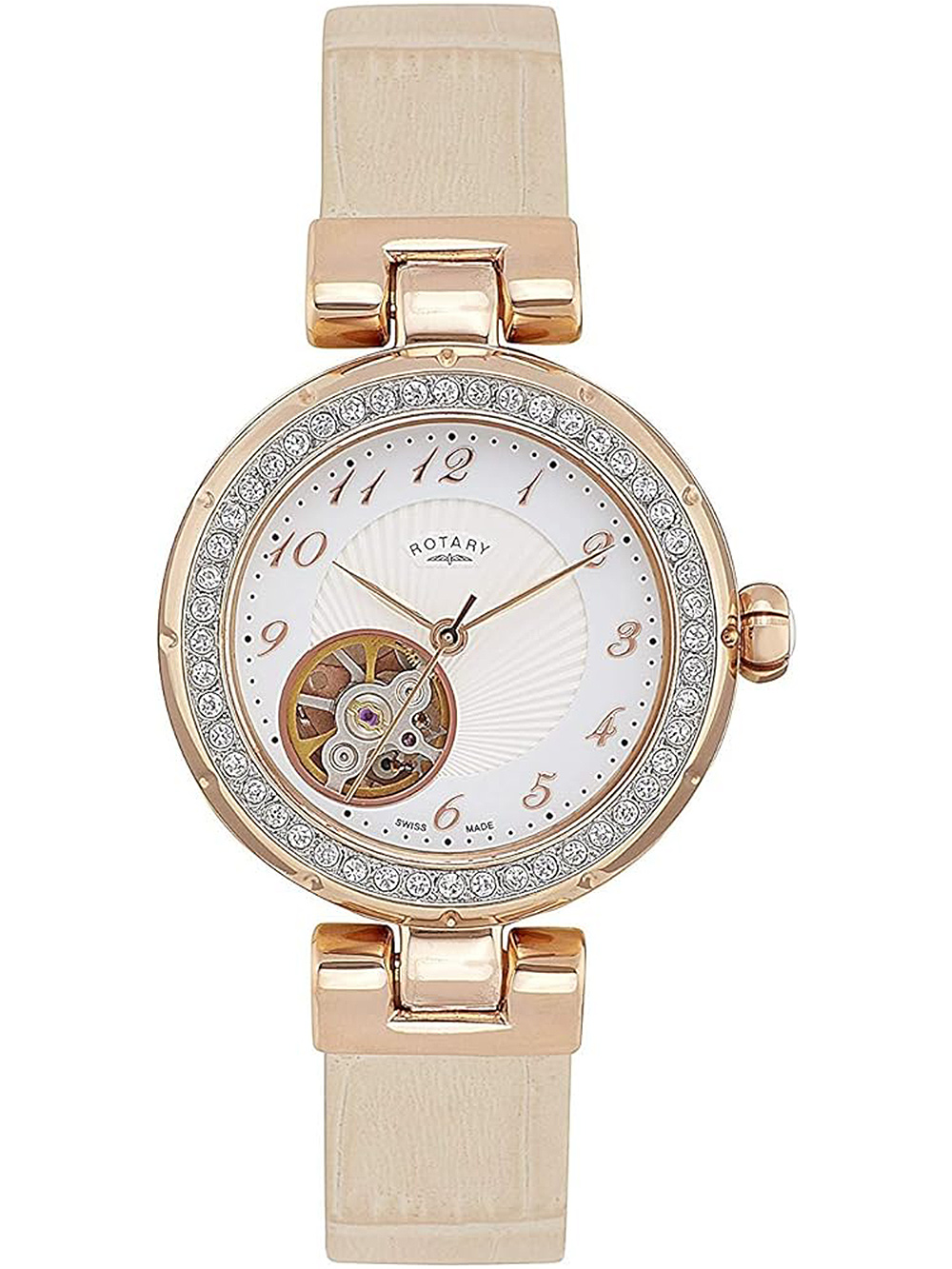 Rotary ladies on sale rose gold watch